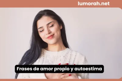 frases de amor propio y autoestima con mujer abrazándose y expresión de confianza